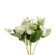 Pure White Decorative Flower - 6 nos