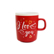 Love Quote Coffee Mug Red