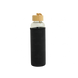 Glass Water Bottle with Black Sleeve
