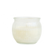 Ribbed Glass Jar Candle